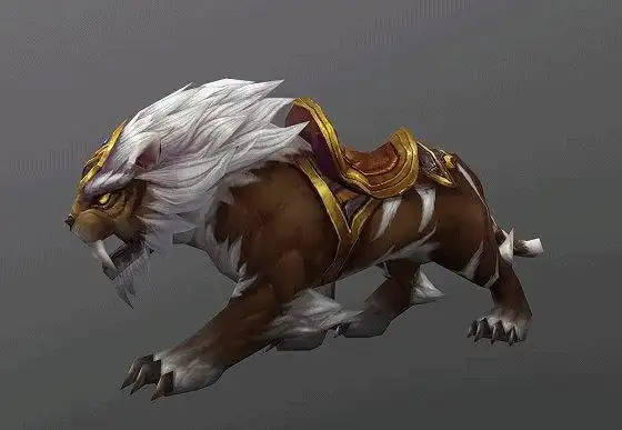 动画 猛虎坐骑 百兽之王 手绘 老虎 坐骑-cg模型免费下载-cg99