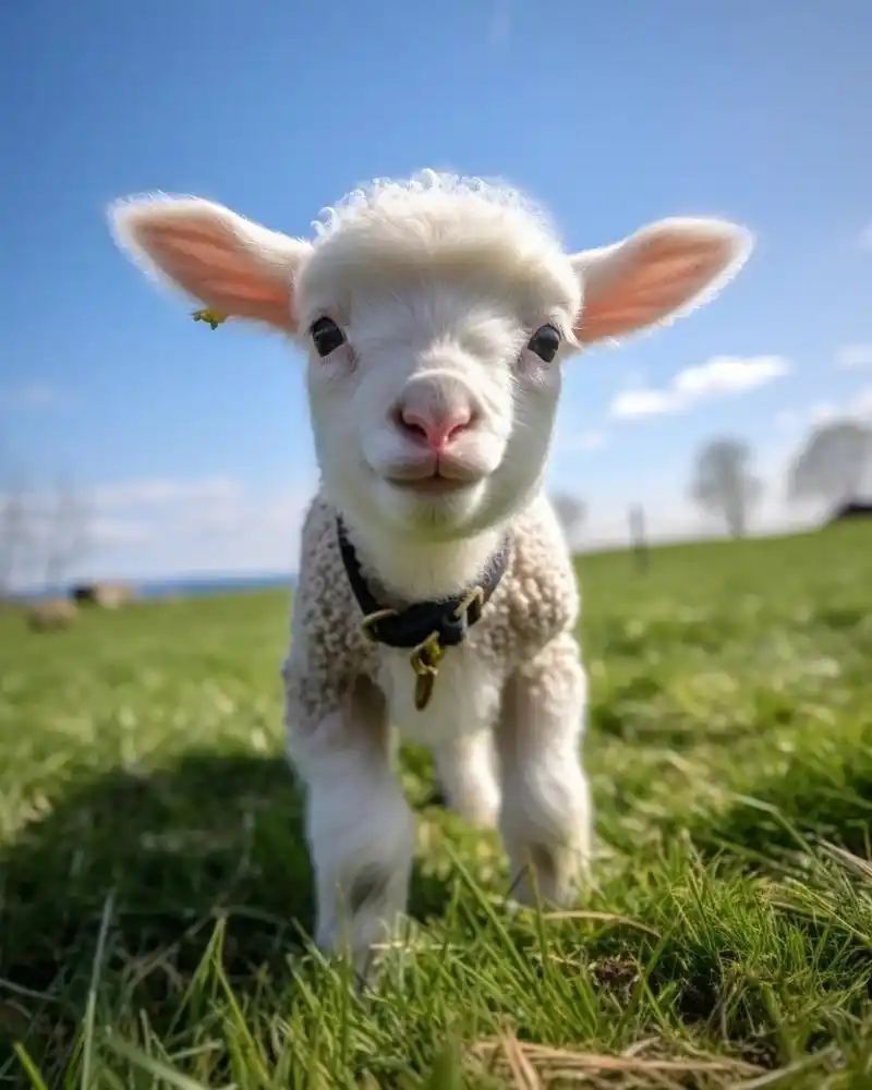 在广阔的大地上,羊儿们自由自在地漫步,享受着大自然的恩赐.