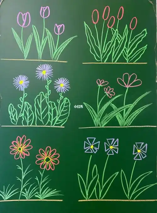 简笔画#简笔画教程  #粉笔画  #黑板画  #画画的日常  #零基础绘画