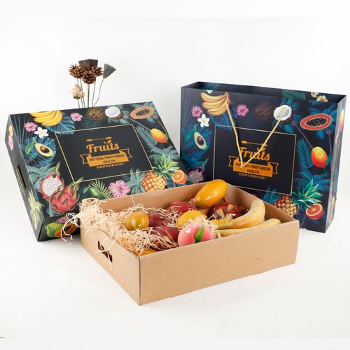 水果包装盒纸箱礼盒创意批发通定做新品精品盒定制可装11至13斤