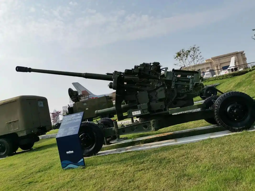 图片中的高射炮(59式57毫米,) - 抖音