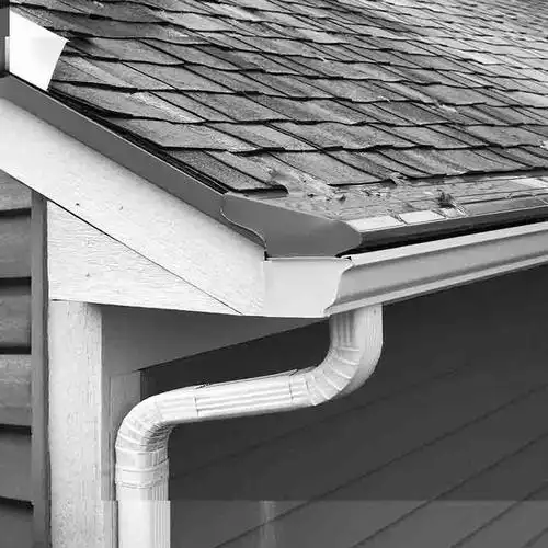 广东高要铝合金房檐天沟金属檐沟水槽pvc双壁天沟