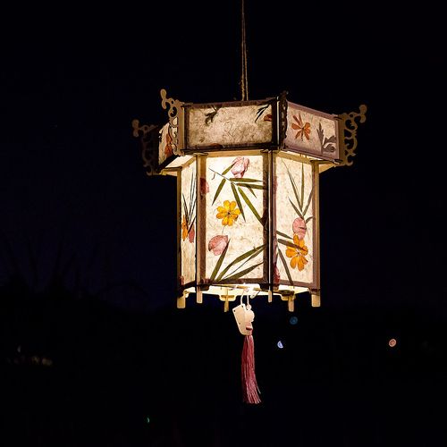 中秋国庆节花灯手工灯笼diy材料古风汉服中国风手提中式仿古宫灯