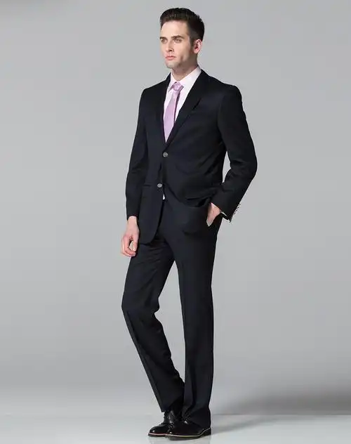 定制男式西装套装 专业修身职业西服外套与男士商务正装可定制