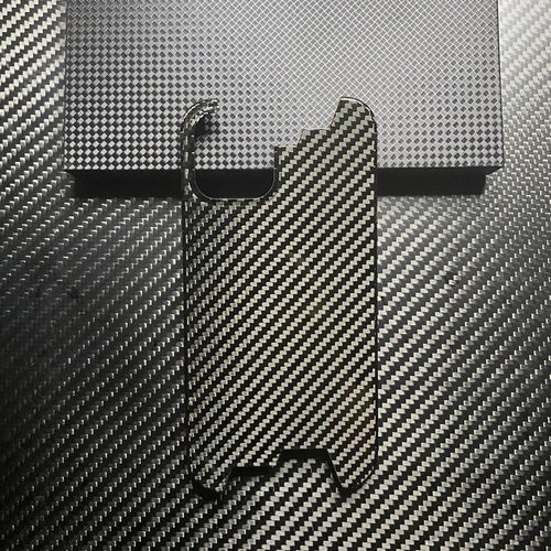 惠利得适用苹果12promanx锻造纹碳纤维xr/xs手机壳13pro/11promax保护