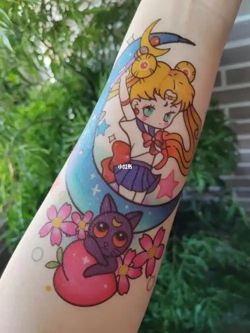 美少女战士水冰月纹身贴