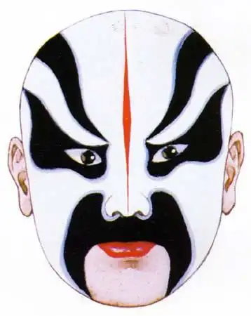 京剧花脸脸谱 - fu_xiuwen - 金枝玉叶