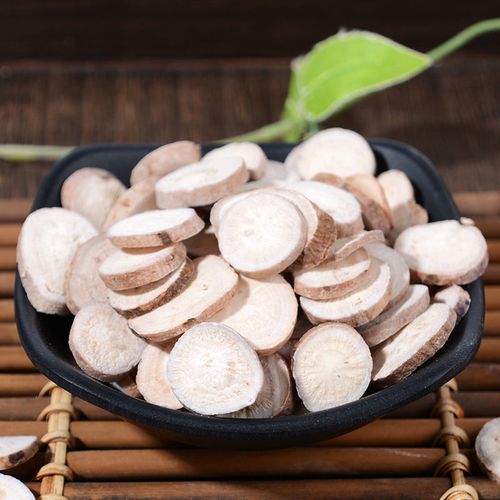 白芍中药材白芍白芍片精选白芍大片无硫白芍白芍泡水白芍片白芍片250g