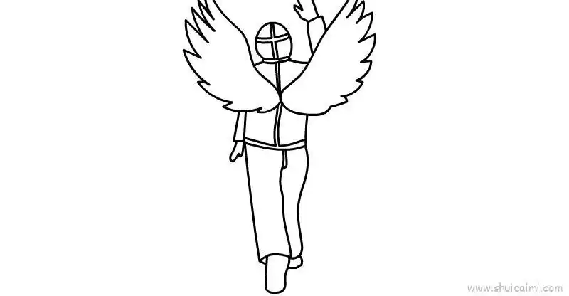 最美逆行者医生儿童画怎么画最美逆行者医生简笔画步骤