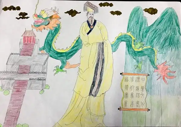 周永慧 六年级 问祖黄陵,朝拜圣地黄帝,黄河,黄皮肤,我们是炎黄子孙