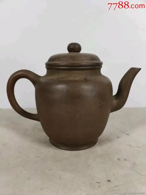 民间收到民藏徐次京制底款老紫砂壶一把包浆醇厚保存完整值得收藏