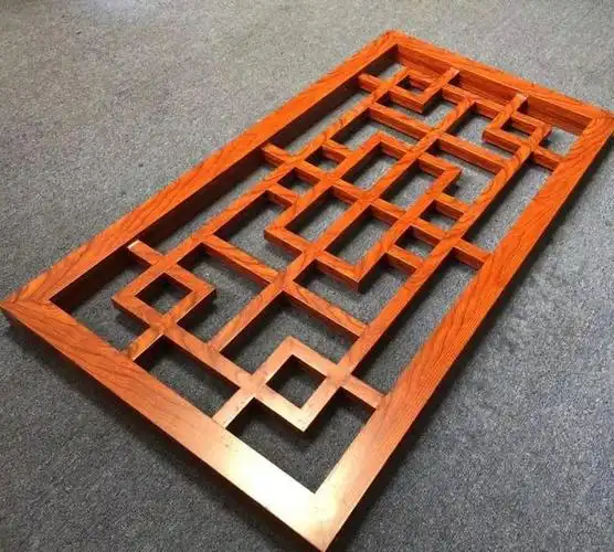 简单花型铝花格组合中式铝窗格搭配