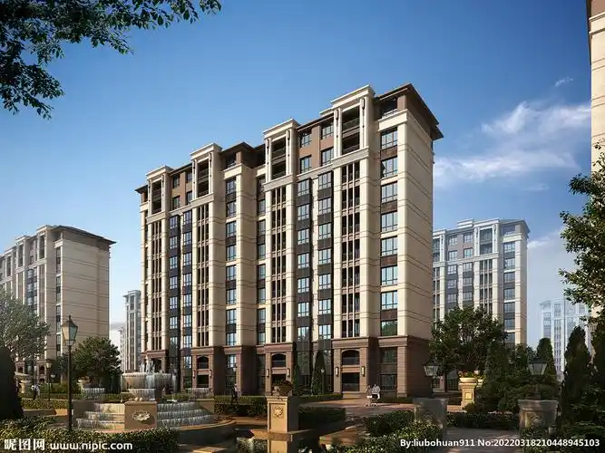 小高层住宅平视图