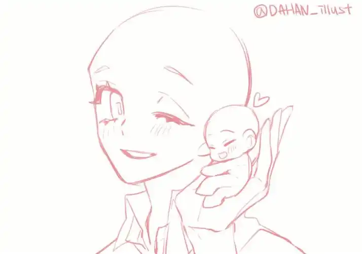 干货素材分享q版人物动态构图参考