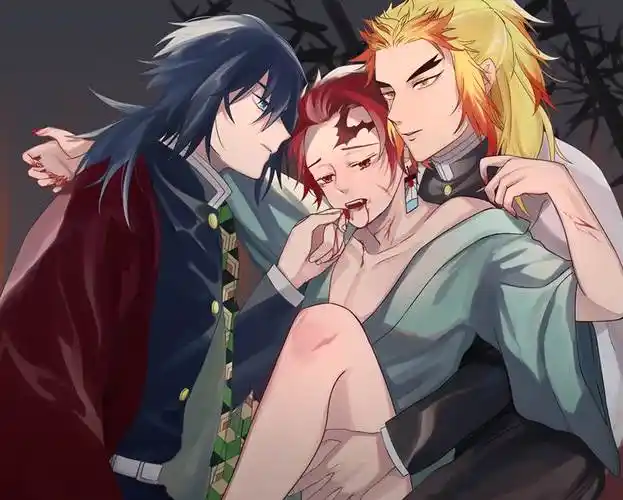 炼义鬼化炭|桔子树是树不是桔子的鬼灭之刃壁纸插画图片