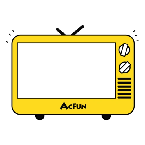 png素材 免抠图 手绘 黄色 电视机 直播