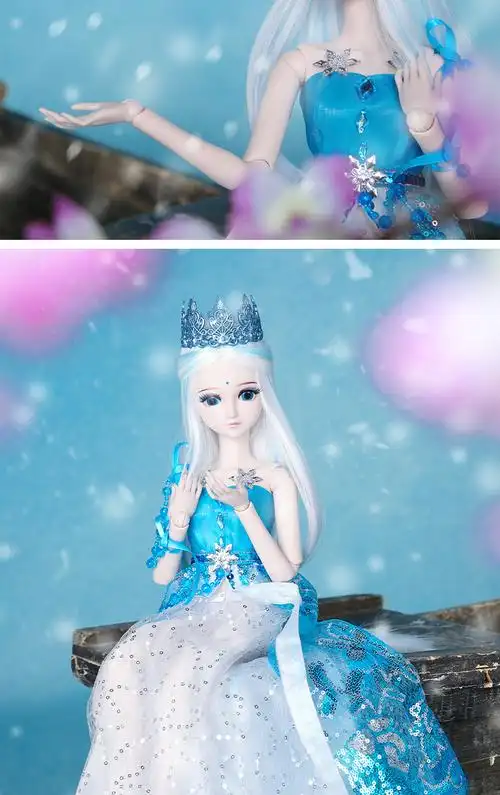 《【诺森正版】叶罗丽冰公主娃娃60厘米夜萝莉契约书儿童玩具女孩洋