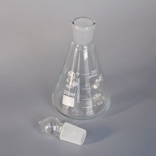 蜀牛 具塞三角瓶锥形瓶 磨口带塞三角瓶具塞三角烧瓶 具塞三角瓶 250