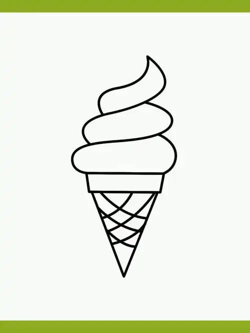 简笔画   #喜欢就关注我吧   #冰淇淋   #夏日冰淇淋   #育儿