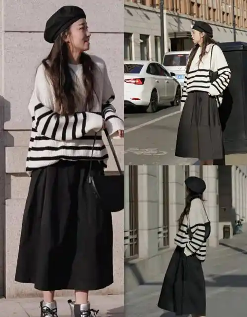 原创春日伞裙穿出好身材落落大方的优雅感穿搭可以这样搭出来