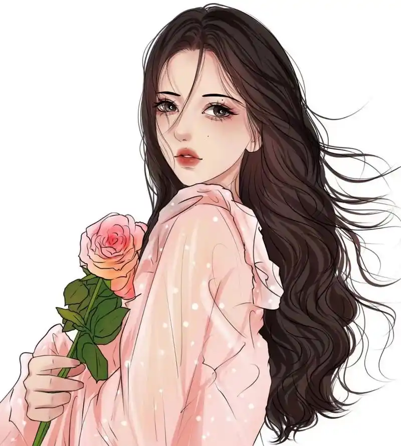 手绘画一个优雅高贵的女生动漫头像 画画日常分享  分享一组优雅高贵