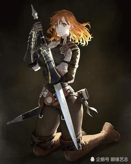 日系武姫少女拒绝性感的冷兵器艺术有温度的铠甲女骑士