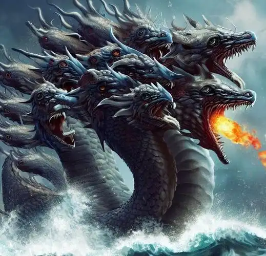 利维坦是一个神话中的海洋巨兽,它的名字来自希伯来语,意思是"缠绕的"