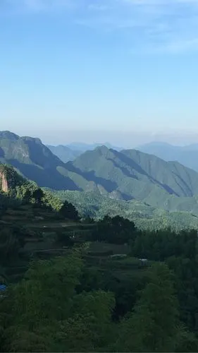 浙江丽水市遂昌县美丽的南尖岩