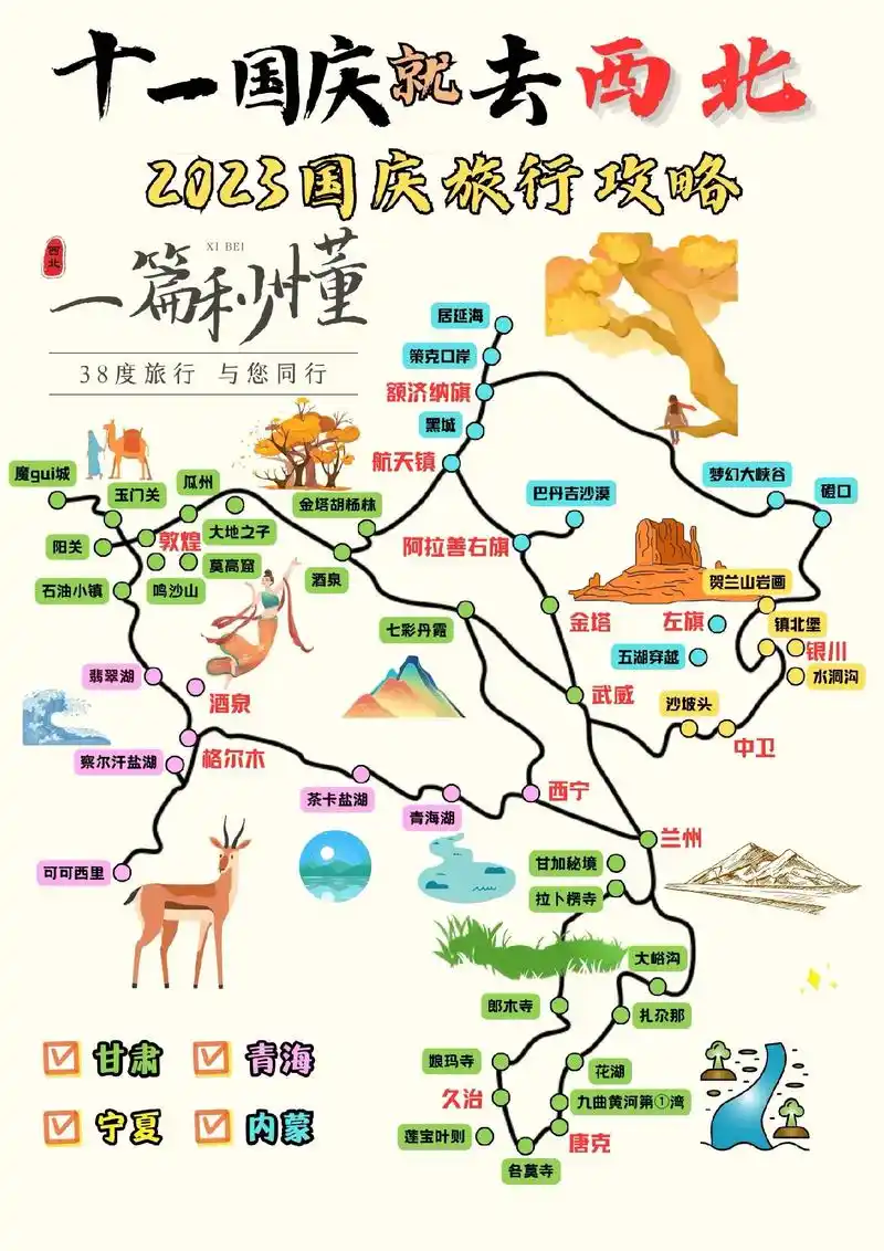 国庆西北环线旅行攻略97真的适合长假出行.