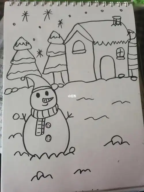 简笔画室外场景