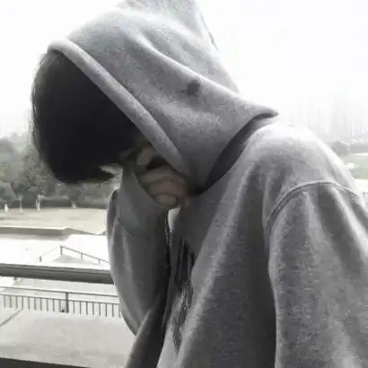 暗黑系男头高清真人的丧头像暗黑男头图片