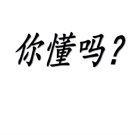 谁帮我做一张带有你懂吗三个字的白底黑字图片