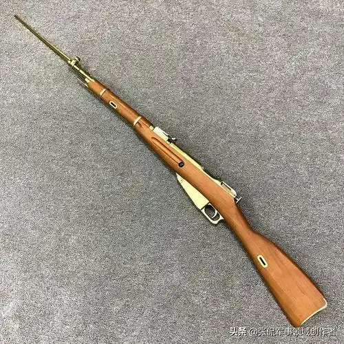 wg 莫辛纳甘 mosinnagant m44 6mm co2步枪 金色 特仕版模型图集