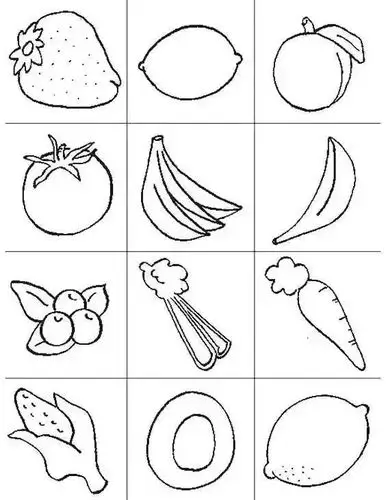 分享一组常见的水果简笔画