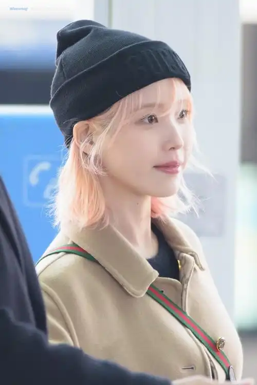 iu韩国第一女solo##iu染粉发##李知恩