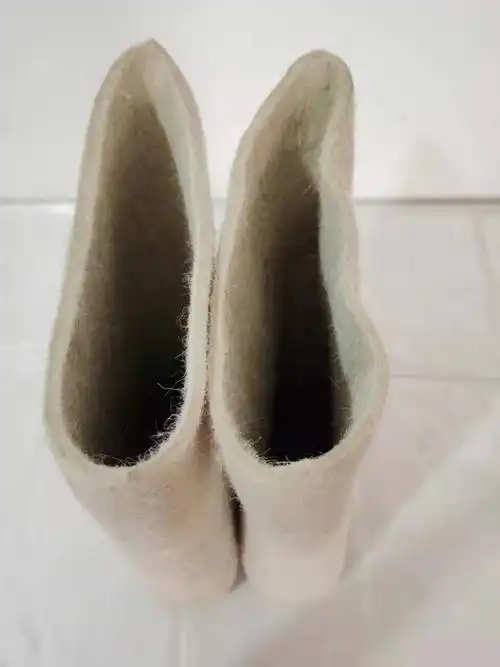 【鞋子京选】纯羊毛老毡嘎达毡靴蒙古靴子羊毛毡子鞋户外保暖雪地极寒