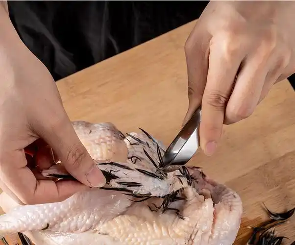 猪毛夹子拔毛器去鸡毛拨鸭毛猪毛钳鱼刺夹胡子鱼镊子