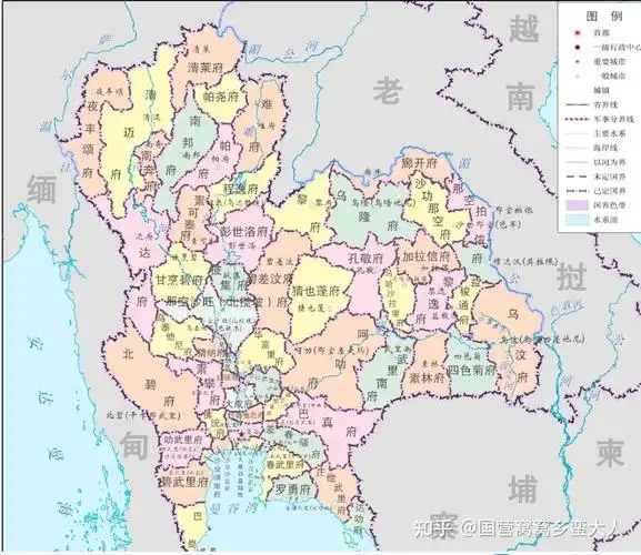 泰国对柬埔寨柏威夏省宣称主权,未实际控制.