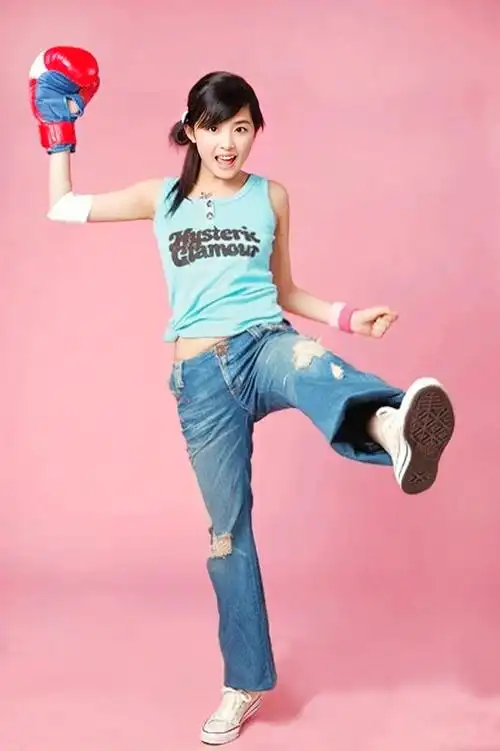 张含韵古早旧照