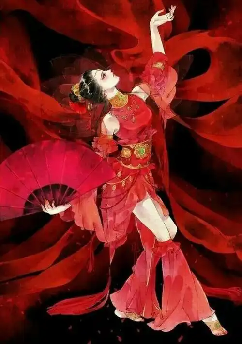 古风红衣_动漫图片_我要个性网