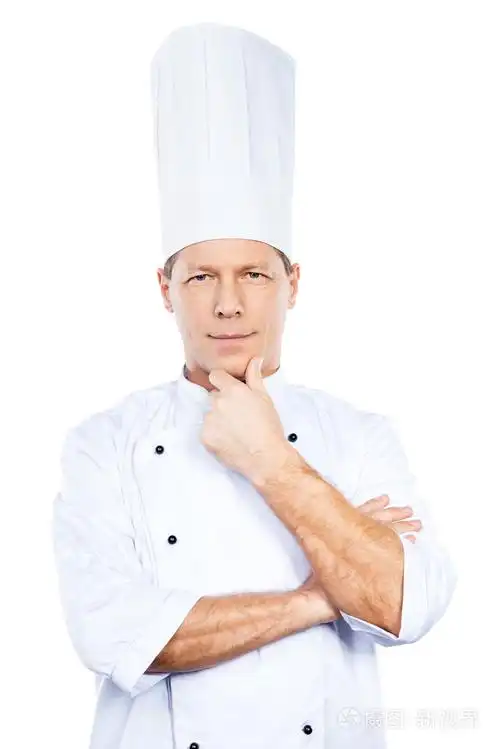 自信成熟厨师