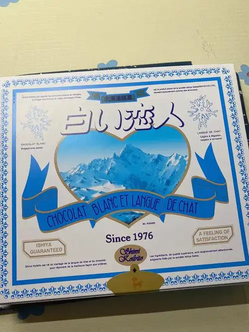 好物分享白色恋人巧克力饼干