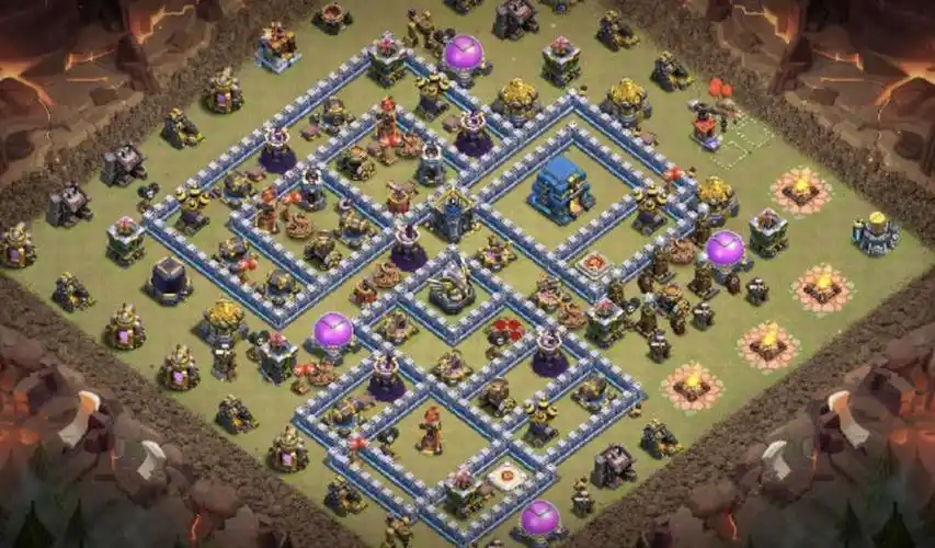 12本精品12本阵型防三阵,部落冲突阵型分享,12本精品12本阵型防三阵