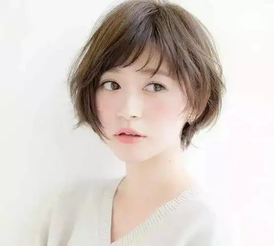 圆脸适合短发发型,圆脸适合哪些短发发型图1