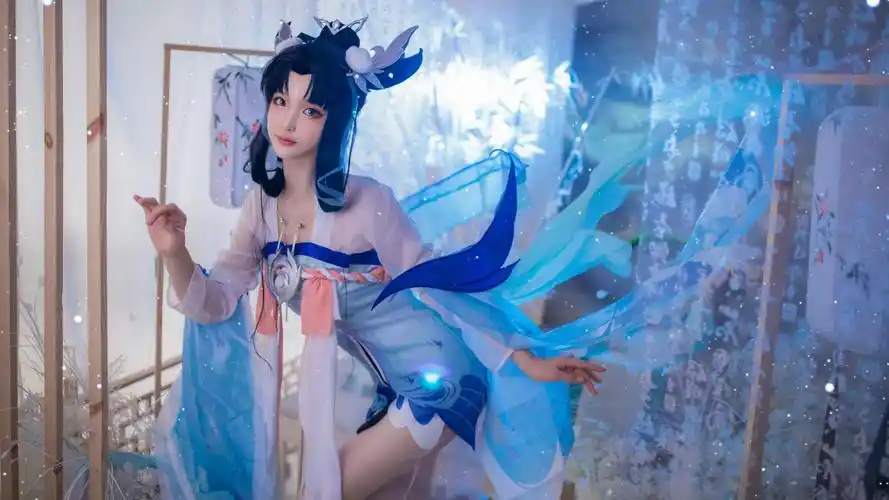 王者荣耀嫦娥如梦令cosplay图片-游戏壁纸-高清游戏图片-第8图-娟娟