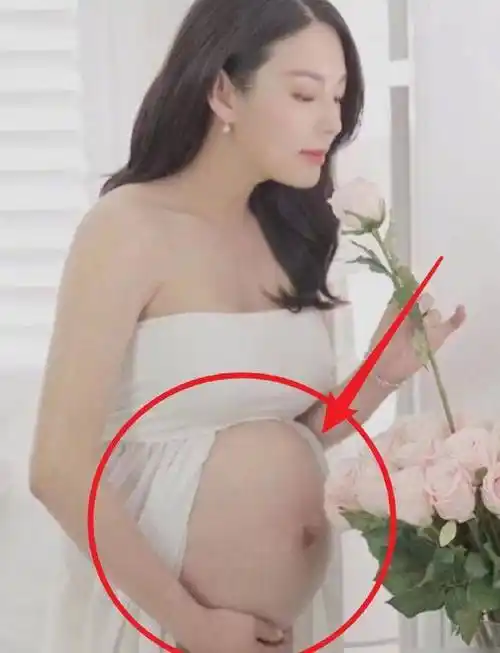 体重达120斤,杨天真发孕照,原来女星只胖肚子是真的_网友_袁巴元_明星