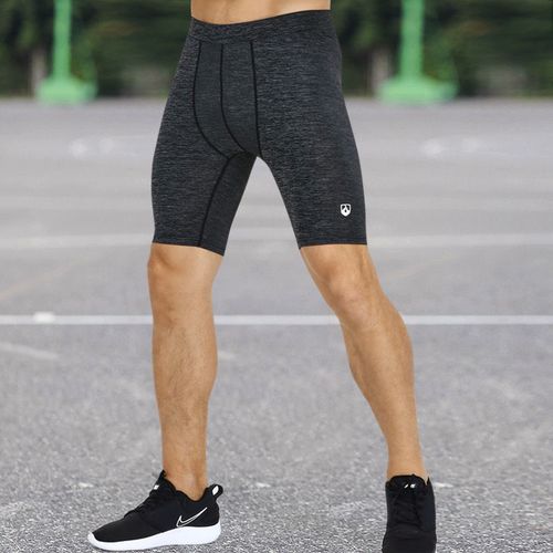 力为 运动短裤男五分 速干透气紧身健身裤 马拉松跑步内裤防磨腿