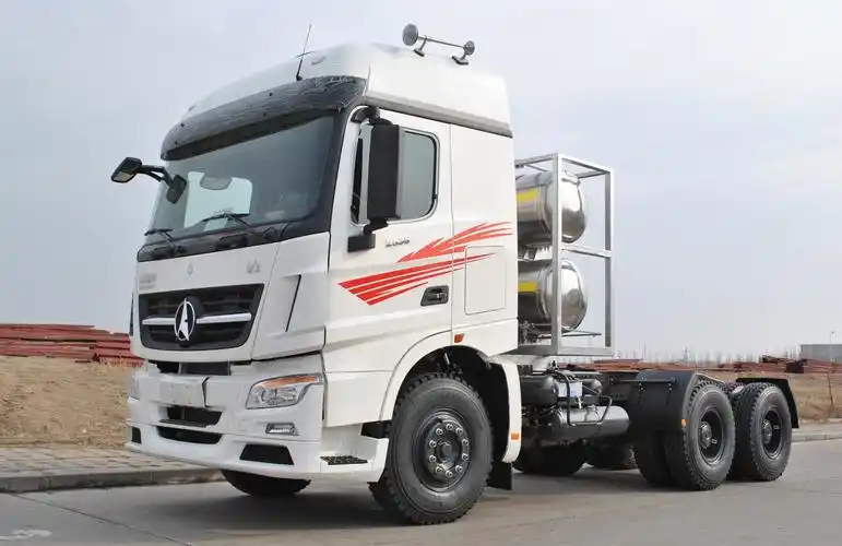 北奔v3m重卡 380马力 6x4 天然气牵引车(nd4250b38j7z00)的封面图