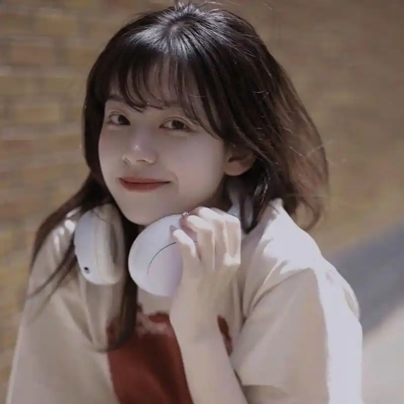 森系温柔可爱招桃花头像女