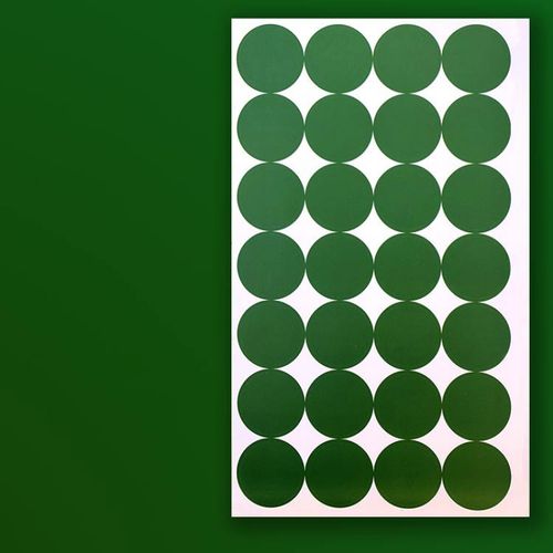 debroglie台泥贴黑八贴开球点位贴摆球贴绿色补洞保护 绿色大圆点28个